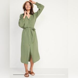 Old Navy Long Sleeve Midi Dress